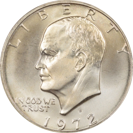 New Certified Coins 1972-S EISENHOWER SILVER DOLLAR PCGS MS-68 PREMIUM QUALITY! SCARCE IN HIGH GRADE