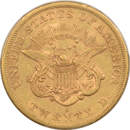 New Certified Coins 1864-S $20 LIBERTY GOLD DOUBLE EAGLE – PCGS XF-45