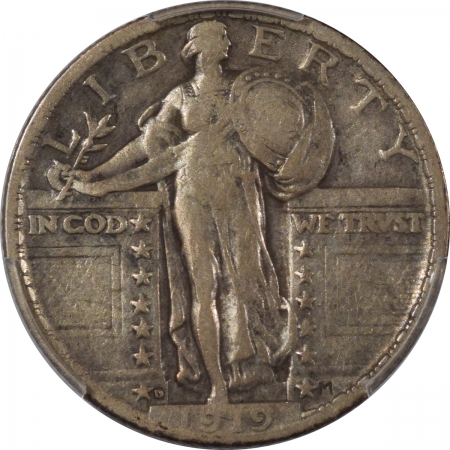 New Certified Coins 1919-D STANDING LIBERTY QUARTER – PCGS VF-30, ORIGINAL & NICE!