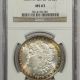 New Certified Coins 1878 7/8TF MORGAN DOLLAR – STRONG – PCGS MS-63