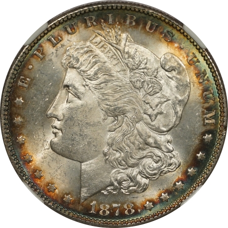 New Certified Coins 1878 7TF REV OF 78 MORGAN DOLLAR – NGC MS-63 PRETTY & PREMIUM QUALITY!