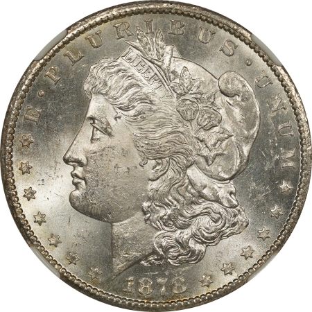 New Certified Coins 1878-CC MORGAN DOLLAR – NGC MS-62 PREMIUM QUALITY!