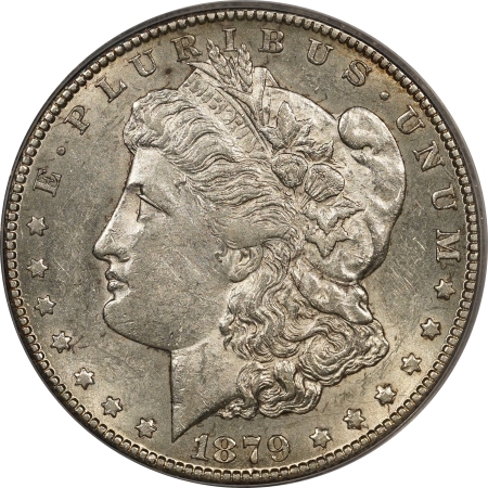 New Certified Coins 1879-CC MORGAN DOLLAR – CAPPED DIE – PCGS AU-55+ FRESH & PREMIUM QUALITY!