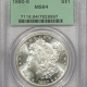 New Certified Coins 1880-O MORGAN DOLLAR – PCGS AU-55 PREMIUM QUALITY! LOOKS BRILLIANT UNCIRCULATED!