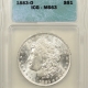New Certified Coins 1884-O MORGAN DOLLAR NGC BRILLIANT UNCIRCULATED, FLAG HOLDER