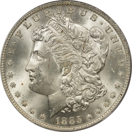 New Certified Coins 1885-O MORGAN DOLLAR – PCGS MS-64