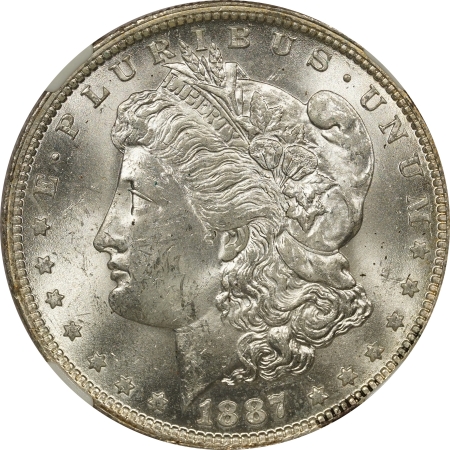 New Certified Coins 1887-O MORGAN DOLLAR – NGC MS-61