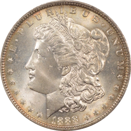 New Certified Coins 1888-O MORGAN DOLLAR PCGS MS-65+, FRESH, PQ GEM!