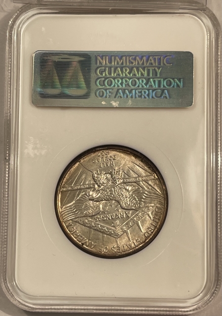 New Certified Coins 1937 ARKANSAS COMMEMORATIVE HALF DOLLAR NGC MS-64 GOLD CAC! PQ, FATTIE LOOKS 66+