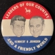 Post-1920 SCARCE 1960 4″ YOUTH FOR KENNEDY (JFK) CAMPAIGN BUTTON, R/W/B,M GRAPHIC & MINT!