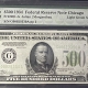 Small Federal Reserve Notes 1934 $500 FRN, CLEVELAND, FR-2201-Dlgs, DA BLOCK, PMG CH VF-35, LOW S/N, FRESH!