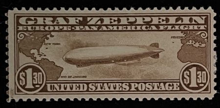U.S. Stamps C-13 TO C-15 GRAF ZEPPELIN SET, VF, MOG, H (C-14 W/ HR), CATALOG VALUE $1,060!