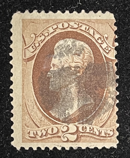 U.S. Stamps SCOTT #135 – USED, AVERAGE W/ MINOR CREASES, CATALOG VALUE $75!