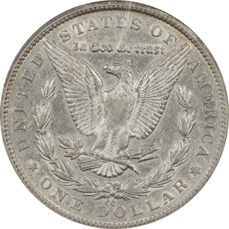 Morgan Dollars 1879-CC MORGAN DOLLAR, CAPPED DIE, PCGS XF-45, NICE CIRC EXAMPLE W/ SOME LUSTER!