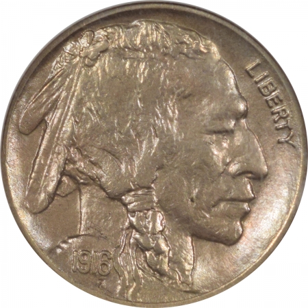 New Certified Coins 1916-D BUFFALO NICKEL – NGC AU-55