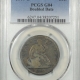 New Certified Coins 1861 LIBERTY SEATED HALF DOLLAR – PCGS AU-53, CIVIL WAR DATE!