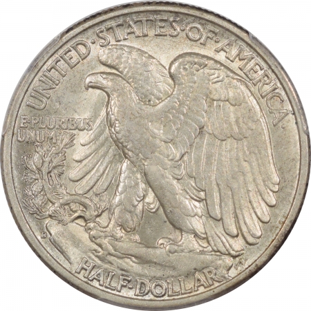 New Certified Coins 1938-D WALKING LIBERTY HALF DOLLAR – PCGS AU-58 ORIGINAL, PQ & CAC APPROVED!