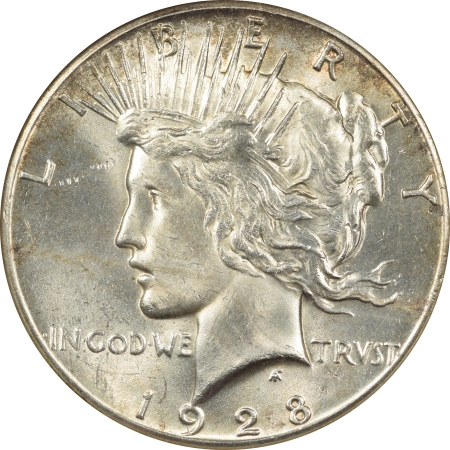 New Certified Coins 1928 PEACE DOLLAR – ANACS MS-60 OLD WHITE HOLDER! PREMIUM QUALITY!