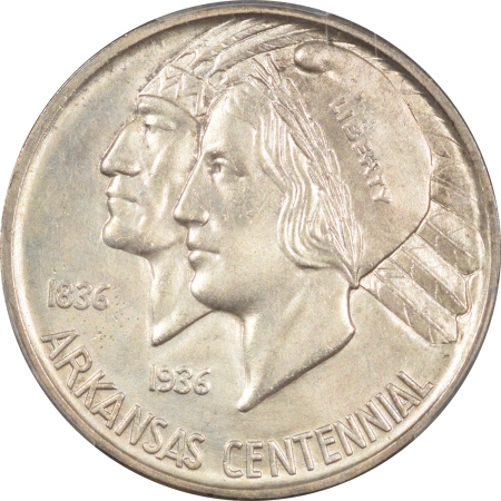 New Certified Coins 1939-D ARKANSAS COMMEMORATIVE HALF DOLLAR – PCGS MS-64 PREMIUM QUALITY!
