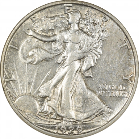 New Certified Coins 1929-S WALKING LIBERTY HALF DOLLAR – ANACS EF-45 OLD WHITE HOLDER!