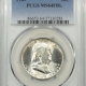New Certified Coins 1957 FRANKLIN HALF DOLLAR – PCGS MS-65 FBL MINT SET TONING PRETTY! OGH!