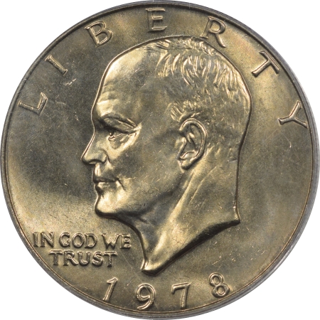 New Certified Coins 1978 EISENHOWER DOLLAR – PCGS MS-65 PREMIUM QUALITY! OLD GREEN HOLDER!