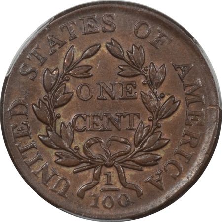 New Certified Coins 1803 DRAPED BUST CENT – SMALL DATE, LARGE FRACTION PCGS AU-58