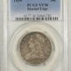 New Certified Coins 1836 CAPPED BUST HALF DOLLAR – LETTERED EDGE, PCGS XF-40, PRETTY