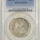 New Certified Coins 1842 LIBERTY SEATED HALF DOLLAR MEDIUM DATE, NGC VF-35 STACKS 57TH ST COLLECTION