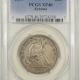New Certified Coins 1853-O LIBERTY SEATED HALF DOLLAR – ARROWS & RAYS PCGS F-12, PLEASING
