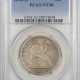 New Certified Coins 1858-S LIBERTY SEATED HALF DOLLAR PCGS VF-35, REALLY PLEASING, TOUGH DATE!