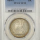 New Certified Coins 1866-S LIBERTY SEATED HALF DOLLAR – MOTTO PCGS VF-25