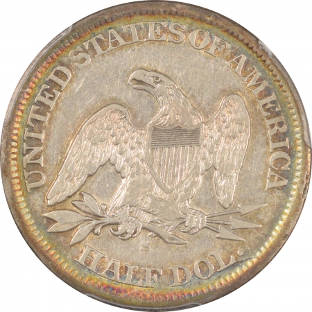 New Certified Coins 1864-S LIBERTY SEATED HALF DOLLAR PCGS VF-35, SCARCE CIVIL WAR DATE, PRETTY!