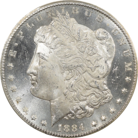 New Certified Coins 1884-CC MORGAN DOLLAR PCGS MS-65+ PL, PROOFLIKE & PQ!