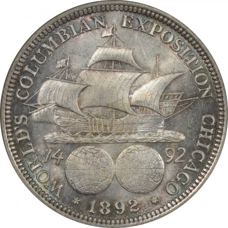 New Certified Coins 1892 COLUMBIAN COMMEMORATIVE HALF DOLLAR NGC MS-64, FRESH & FLASHY