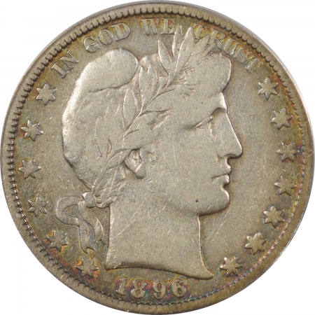 New Certified Coins 1896-S BARBER HALF DOLLAR ANACS F-12