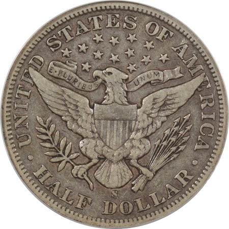 New Certified Coins 1897-S BARBER HALF DOLLAR ANACS F-15
