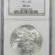New Certified Coins 1901 MORGAN DOLLAR NGC AU-55, WHITE & FLASHY