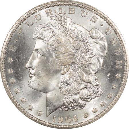 New Certified Coins 1904-O MORGAN DOLLAR PCGS MS-66+ CAC, BLAST WHITE & PQ!