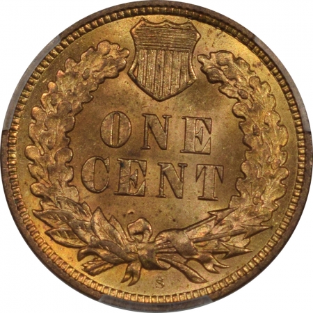 New Certified Coins 1909-S INDIAN CENT – PCGS MS-64 RD