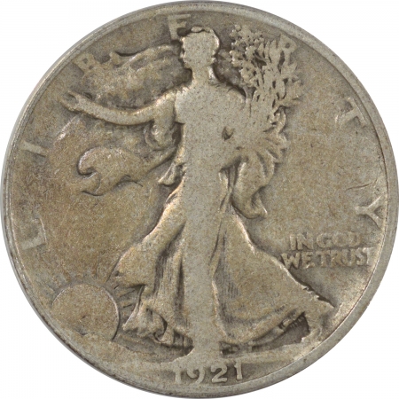 New Certified Coins 1921 WALKING LIBERTY HALF DOLLAR ANACS VG-8