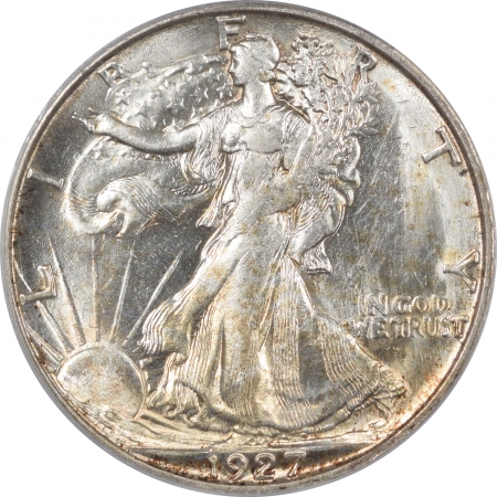 New Certified Coins 1927-S WALKING LIBERTY HALF DOLLAR PCGS AU-58, FRESH & FLASHY!
