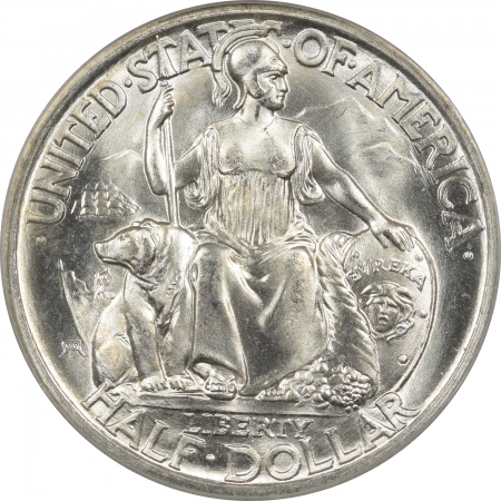 Silver 1935-S SAN DIEGO COMMEMORATIVE HALF DOLLAR, PCGS MS-65, OGH, PQ & LOOKS MS-66+!