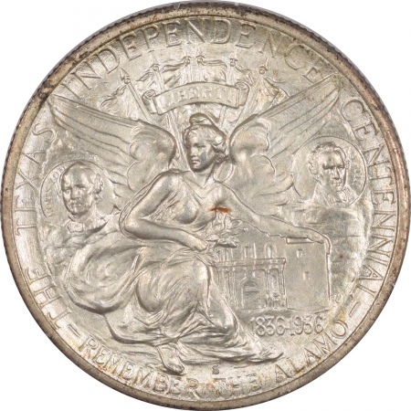 New Certified Coins 1935-S TEXAS COMMEMORATIVE HALF DOLLAR PCGS MS-65, RATTLER HOLDER, PQ+!