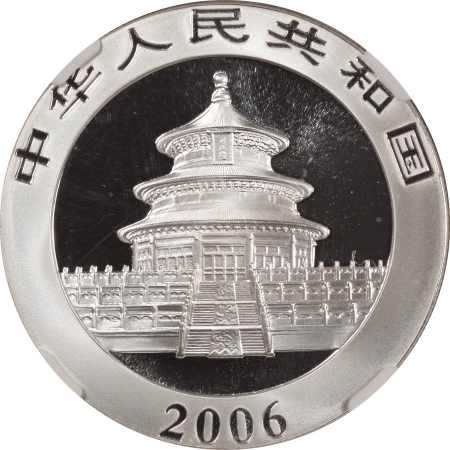 New Certified Coins 2006 CHINA 10 YUAN 1 OZ .999 SILVER PANDA, NGC MS-69