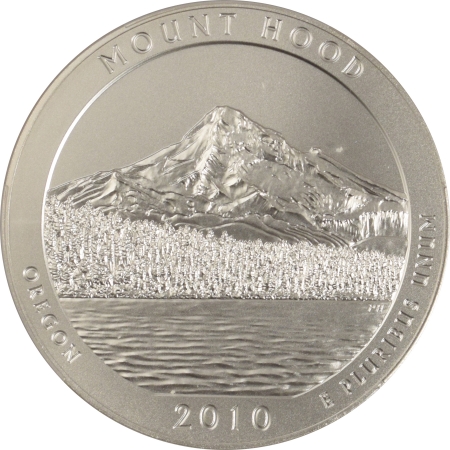 New Certified Coins 2010-P AMERICA THE BEAUTIFUL 5 OZ .999 SILVER QUARTER – MOUNT HOOD NGC SP-70