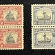 U.S. Stamps SCOTT #367 2c LINCOLN CARMINE, BLOCK OF 4, MOG VF, BOTTOM 2 STAMPS NH, CAT $27