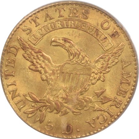 New Certified Coins 1813 CAPPED BUST $5 GOLD PCGS MS-63 CAC, FRESH LUSTER & OUTSTANDING ORIGINALITY!