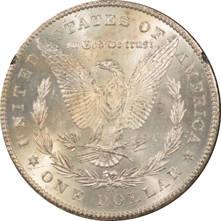 New Certified Coins 1878-CC MORGAN DOLLAR, GSA W/ BOX & GENERIC CARD, BLAST WHITE & CHOICE