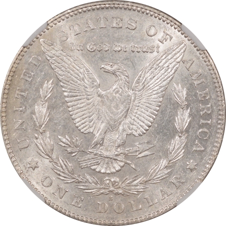 New Certified Coins 1879-S REV OF 78 MORGAN DOLLAR – NGC AU-58 VAM-9 TOP 100, PREMIUM QUALITY!